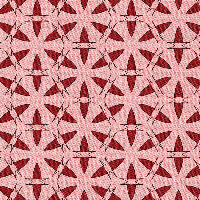 Round Machine Washable Transitional Red Rug, wshpat504rd