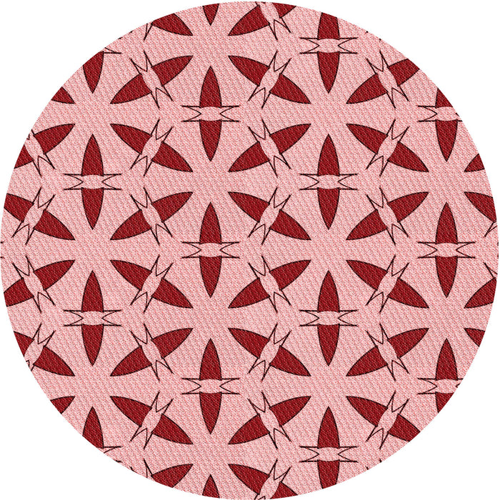 Square Machine Washable Transitional Red Rug in a Living Room, wshpat504rd