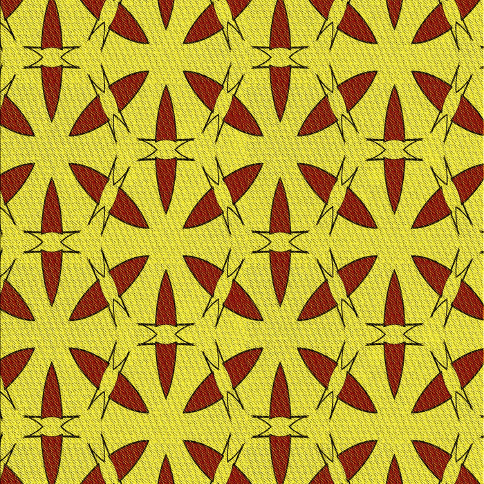 Patterned Yellow Rug, pat504yw