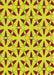 Patterned Yellow Novelty Rug, pat504