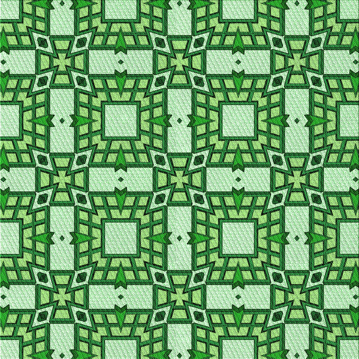 Round Patterned Forest Green Rug, pat505grn