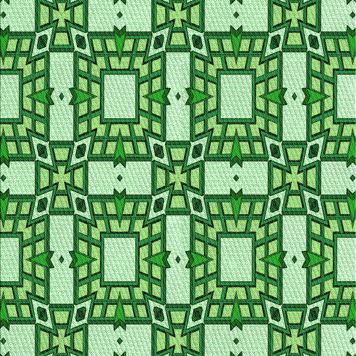 Machine Washable Transitional Forest Green Rug, wshpat505grn
