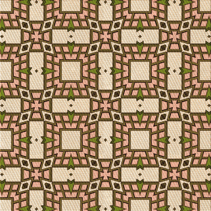 Round Patterned Dark Bronze Brown Rug, pat505org