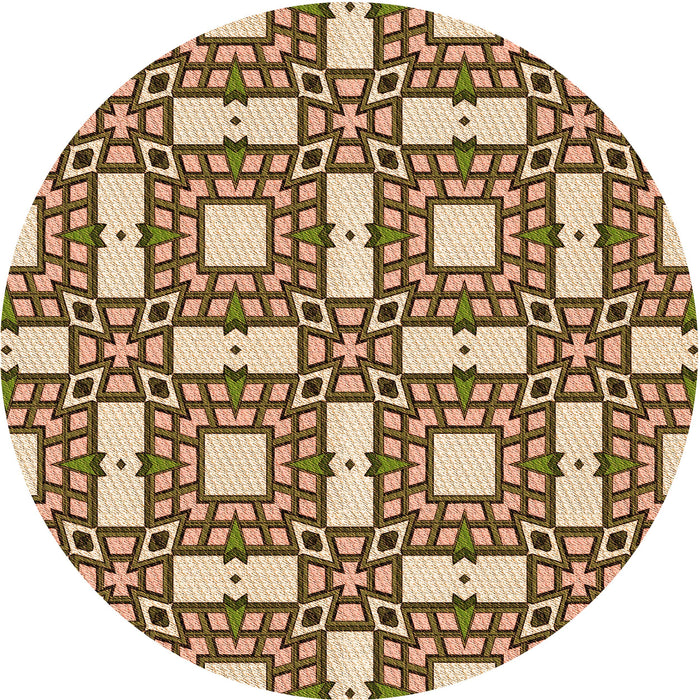 Square Machine Washable Transitional Dark Bronze Brown Rug in a Living Room, wshpat505org