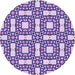 Square Patterned Amethyst Purple Rug, pat505pur