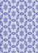 Patterned Lavender Blue Rug, pat506blu