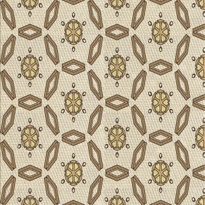 Machine Washable Transitional Golden Blonde Gold Rug, wshpat506brn