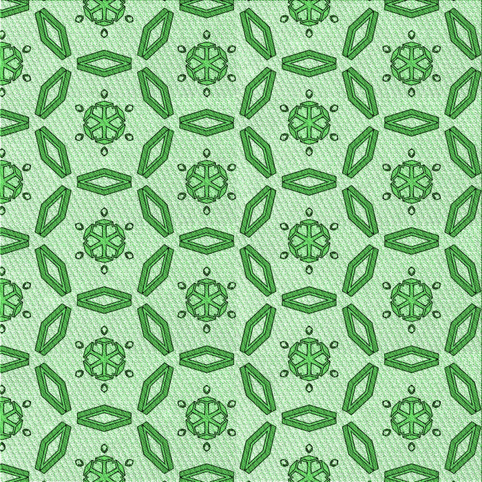 Round Machine Washable Transitional Light Green Rug, wshpat506grn