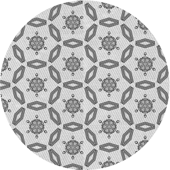 Square Machine Washable Transitional Gray Rug in a Living Room, wshpat506gry