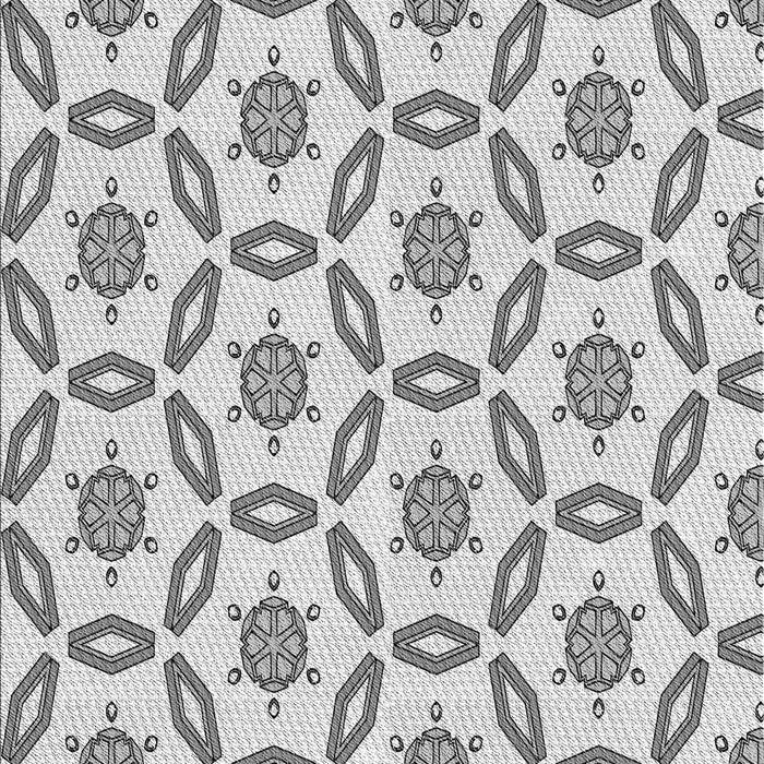 Machine Washable Transitional Gray Rug, wshpat506gry