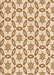 Patterned Golden Blonde Gold Rug, pat506org