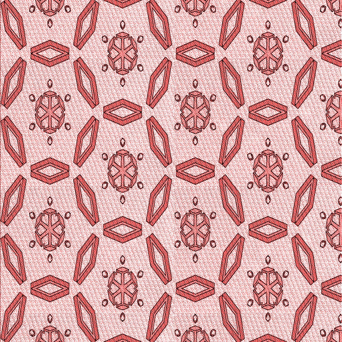 Patterned Red Rug, pat506rd