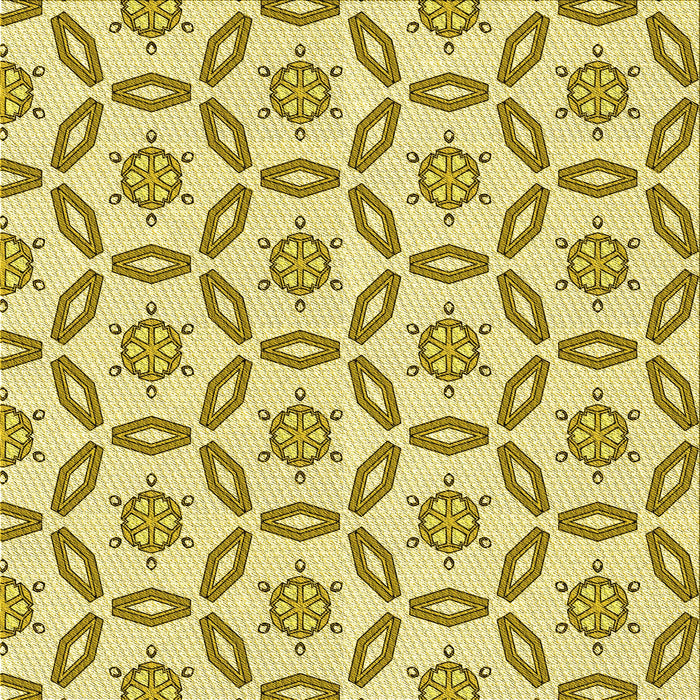 Round Machine Washable Transitional Dark Golden Brown Rug, wshpat506yw