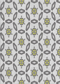 Machine Washable Transitional Silver Gray Rug, wshpat506