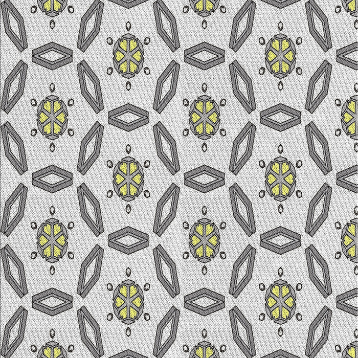 Machine Washable Transitional Silver Gray Rug, wshpat506