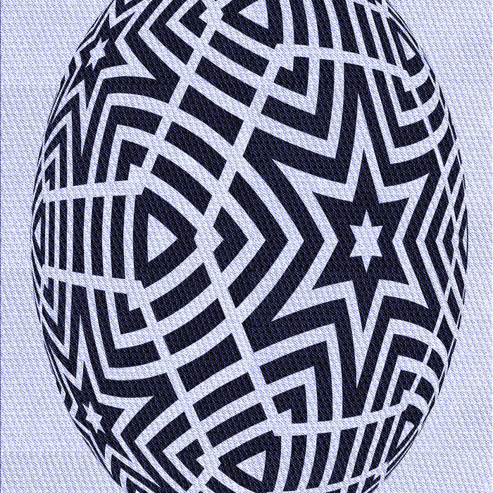 Patterned Blue Rug, pat507blu