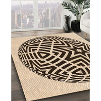 Patterned Golden Blonde Gold Rug, pat507org