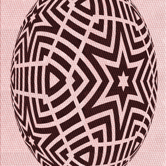 Machine Washable Transitional Brown Red Rug, wshpat507rd