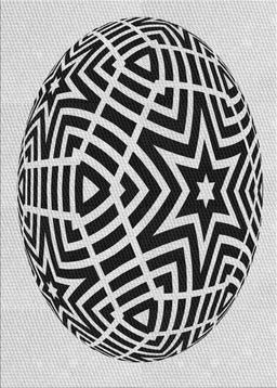 Patterned Light Black Novelty Rug, pat507