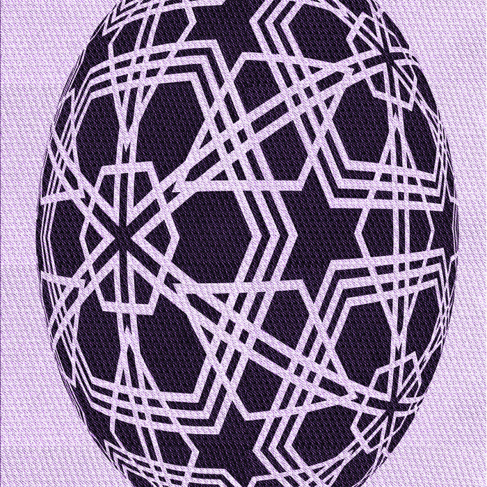 Patterned Purple Rug, pat508pur