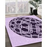 Patterned Purple Rug, pat508pur