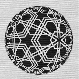 Square Patterned Platinum Gray Novelty Rug, pat508