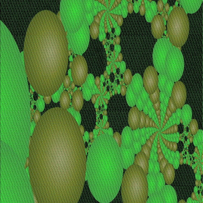 Patterned Dark Forest Green Rug, pat509grn