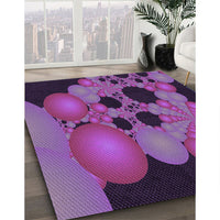 Patterned Purple Rug, pat509pur