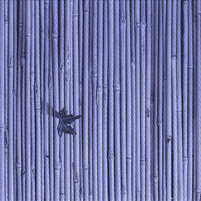 Round Machine Washable Transitional Deep Periwinkle Purple Rug, wshpat510blu