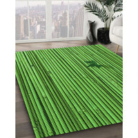 Patterned Green Rug, pat510grn