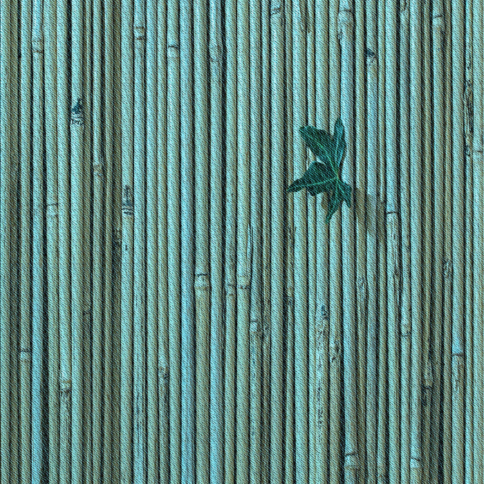 Patterned Medium Turquoise Green Rug, pat510lblu