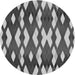 Square Patterned Cloud Gray Rug, pat511gry