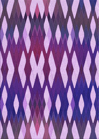 Machine Washable Transitional Bright Purple Rug, wshpat511pur