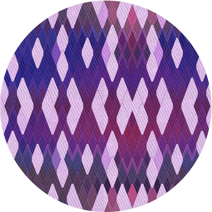 Square Machine Washable Transitional Bright Purple Rug in a Living Room, wshpat511pur