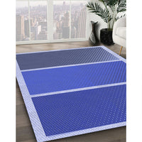 Patterned Sky Blue Rug, pat512blu