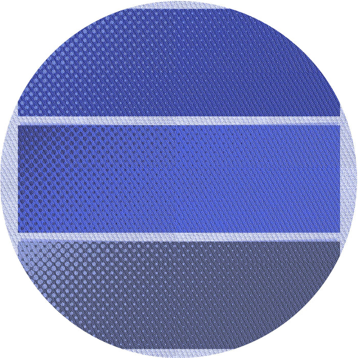 Square Patterned Sky Blue Rug, pat512blu