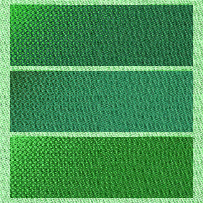 Round Patterned Forest Green Rug, pat512grn