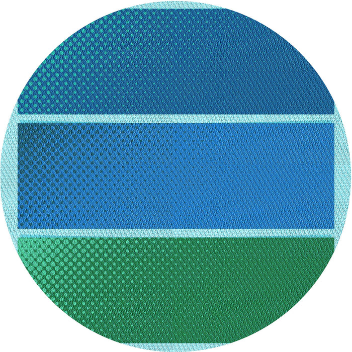 Square Patterned Blue Rug, pat512lblu