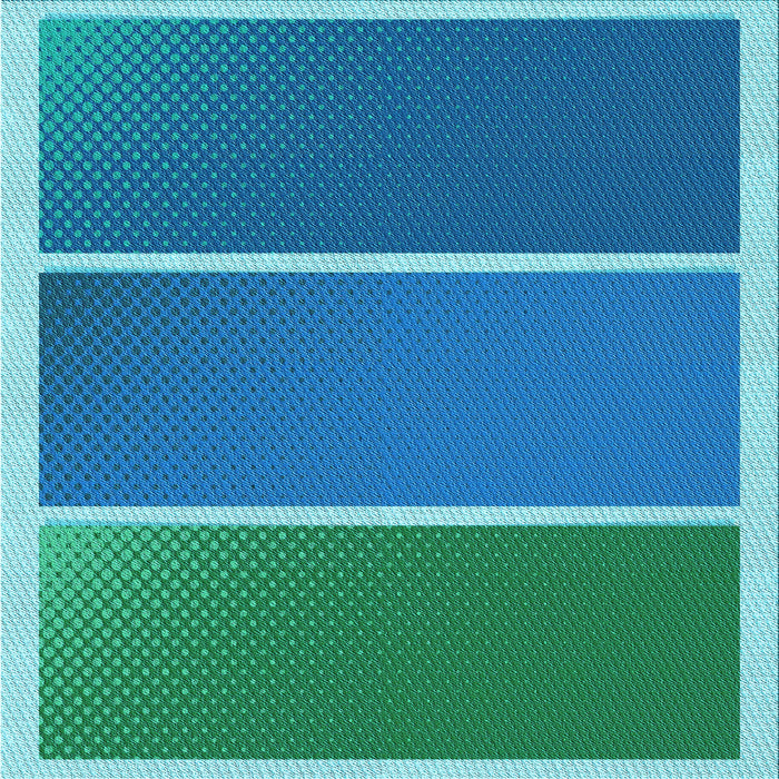 Round Machine Washable Transitional Blue Rug, wshpat512lblu