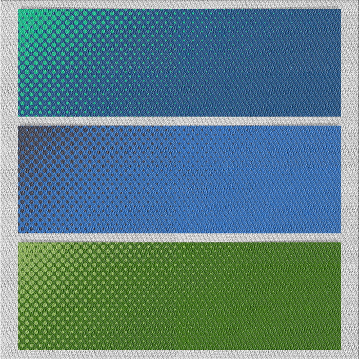 Square Patterned Blue Novelty Rug, pat512