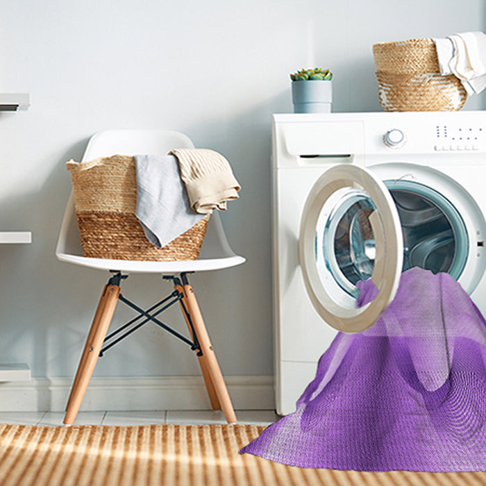 Machine Washable Transitional Violet Purple Rug in a Washing Machine, wshpat513pur