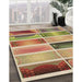 Machine Washable Transitional Red Rug in a Family Room, wshpat514brn