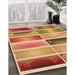 Machine Washable Transitional Yellow Orange Rug in a Family Room, wshpat514org