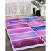 Machine Washable Transitional Dark Orchid Purple Rug in a Family Room, wshpat514pur