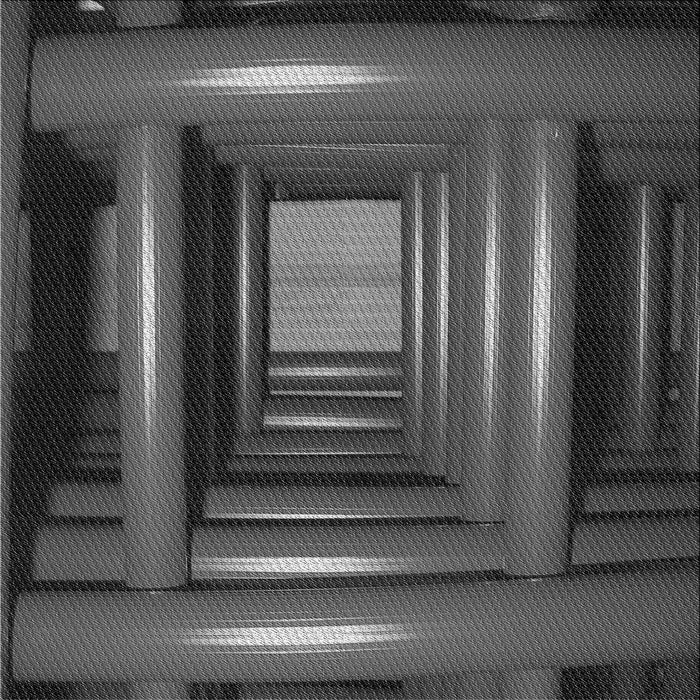 Round Patterned Platinum Gray Rug, pat515gry