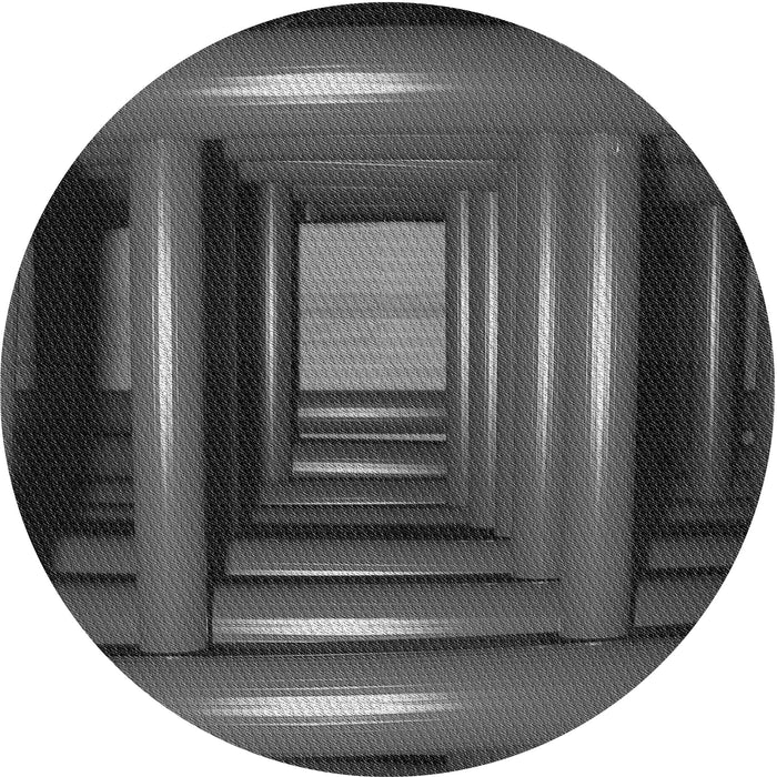 Square Patterned Platinum Gray Rug, pat515gry