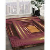 Patterned Red Rug, pat515org