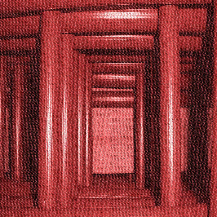 Patterned Red Rug, pat515rd