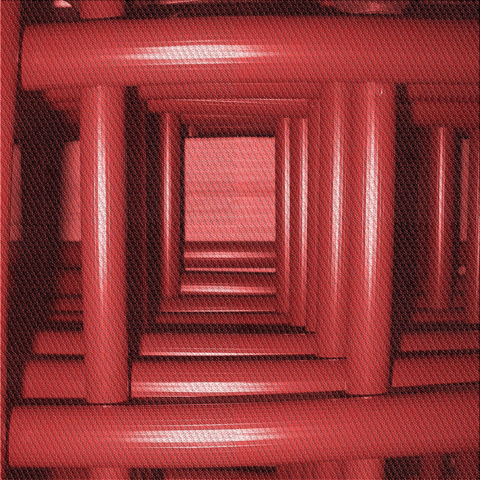 Round Machine Washable Transitional Red Rug, wshpat515rd