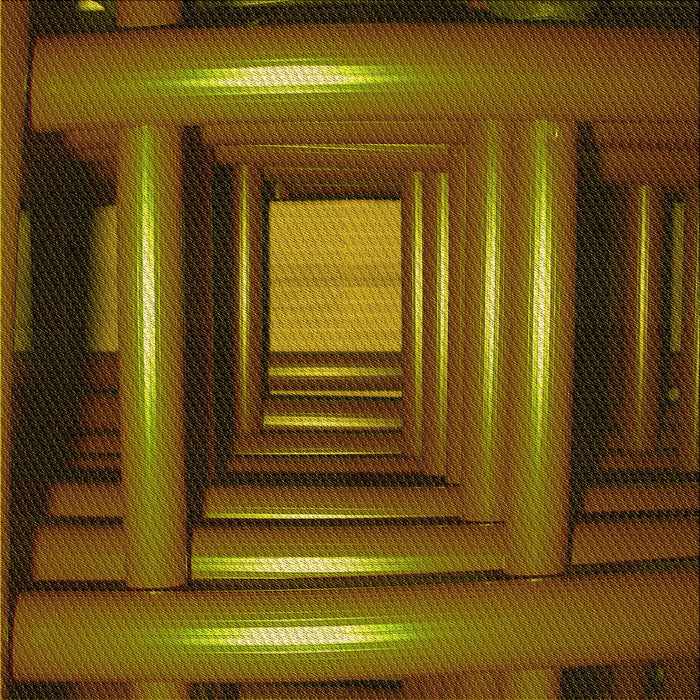 Round Patterned Red Rug, pat515yw